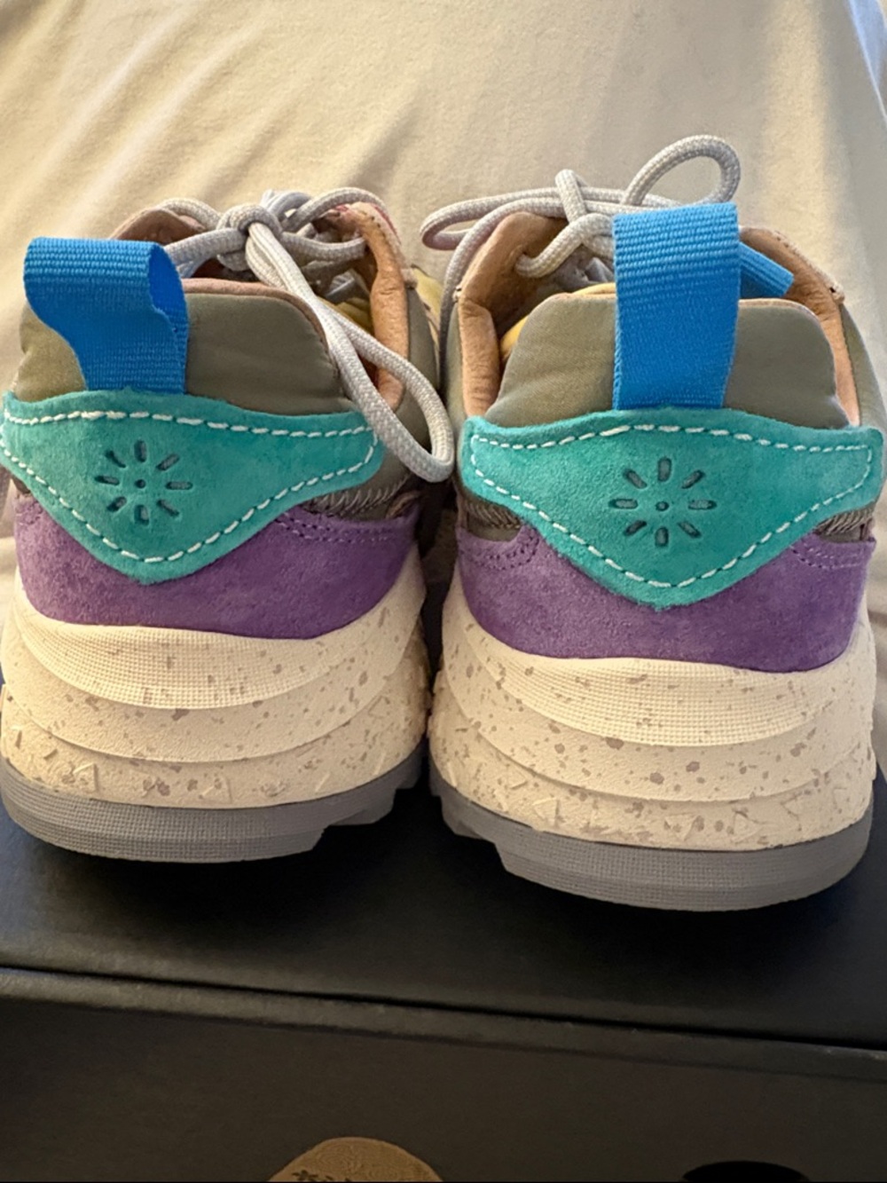 Flower Mountain Wave Woman Sneakers Brown Ochre - Picture 11 of 16
